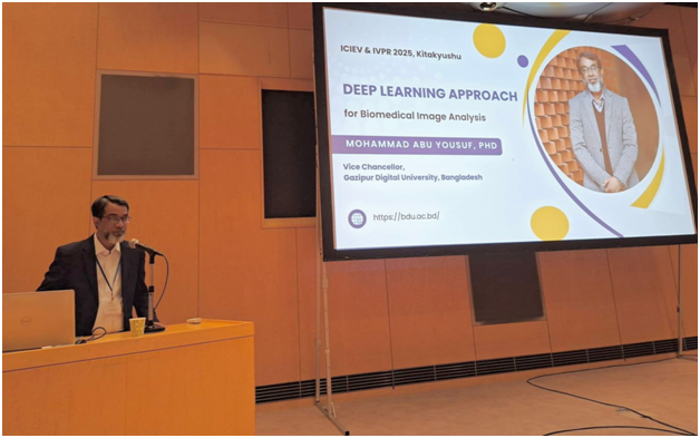 GDU Vice Chancellor Delivered the Keynote Speech at  the 12th ICIEV and 7th IVPR Conference